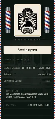 Saint Barber visto dal telefono